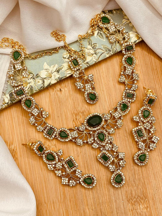 Turkish Necklace set-2778 Nayab Jewellery
