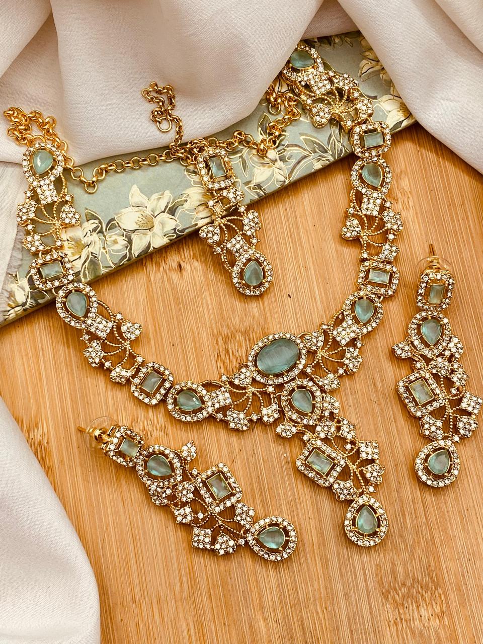 Turkish Necklace set-2778 Nayab Jewellery