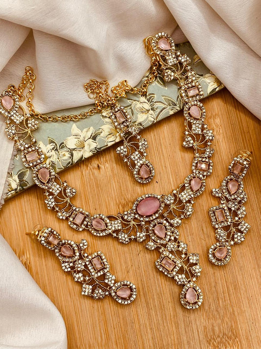 Turkish Necklace set-2778 Nayab Jewellery