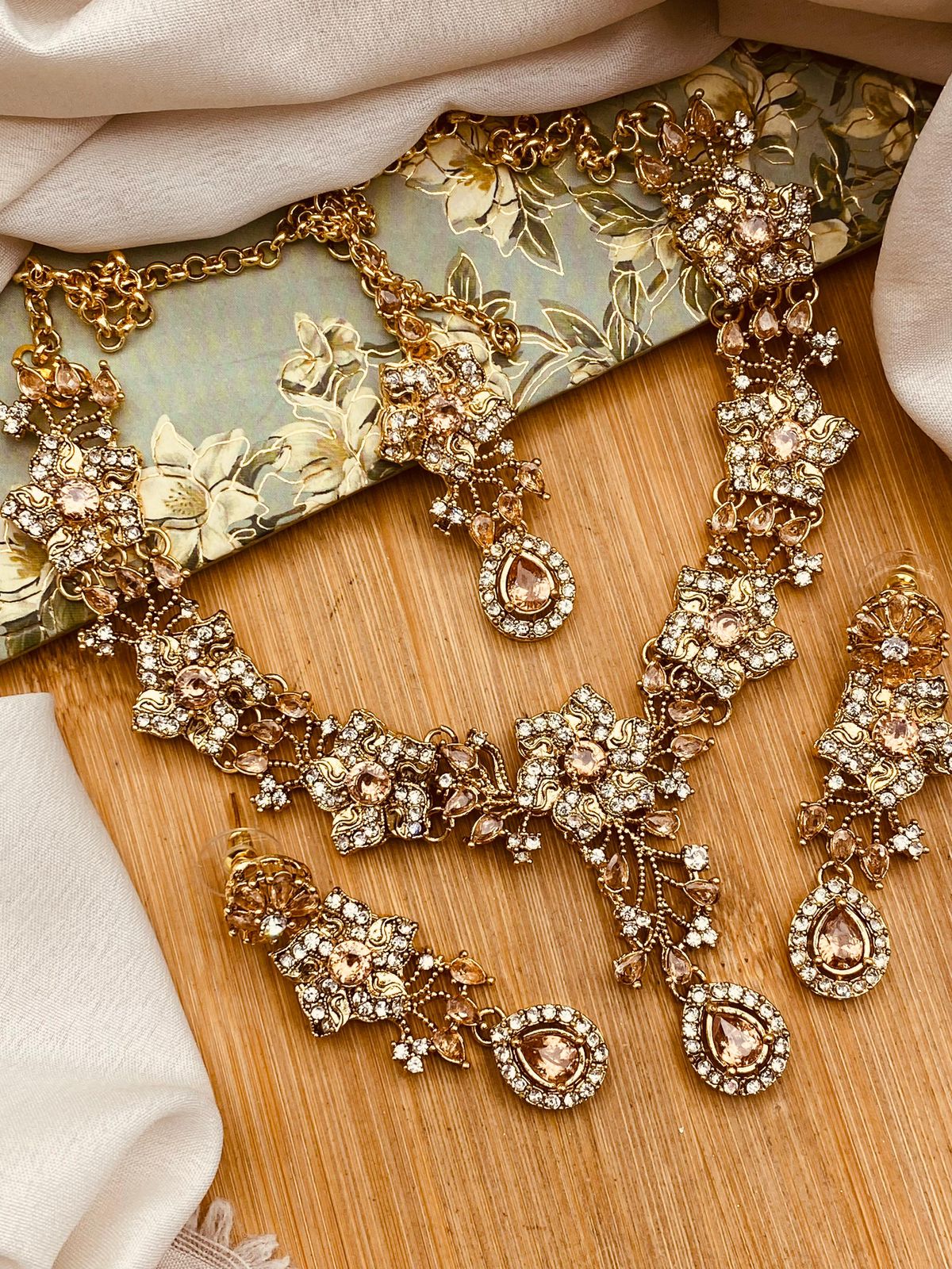 Turkish Necklace set-2816 Nayab Jewellery