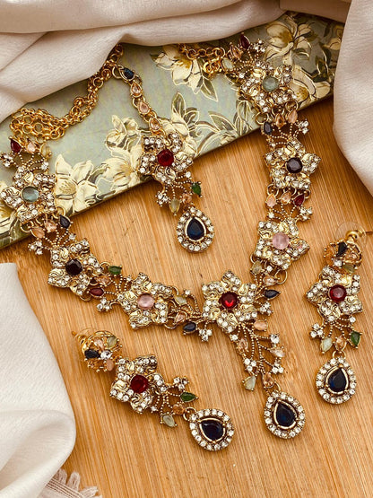 Turkish Necklace set-2816 Nayab Jewellery