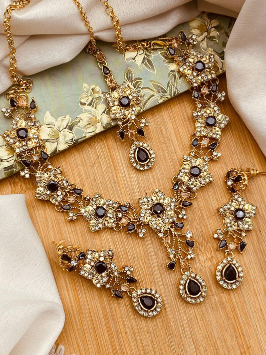 Turkish Necklace set-2816 Nayab Jewellery