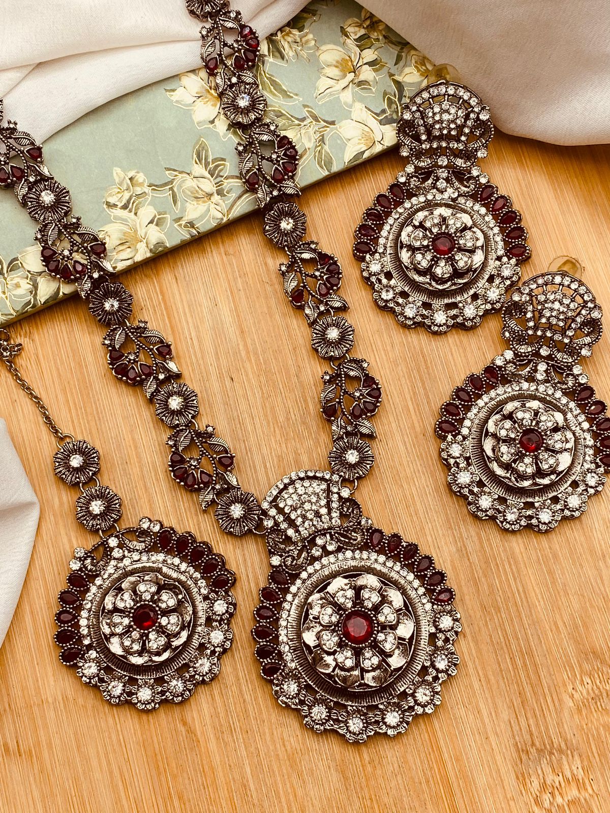 Victorian Polish Turkish Mala set-2819 Nayab Jewellery