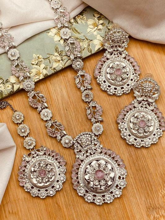 Turkish Mala set Silver-2819 Nayab Jewellery