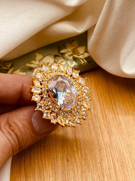 Zirconia Ring (Adjustable)-2841