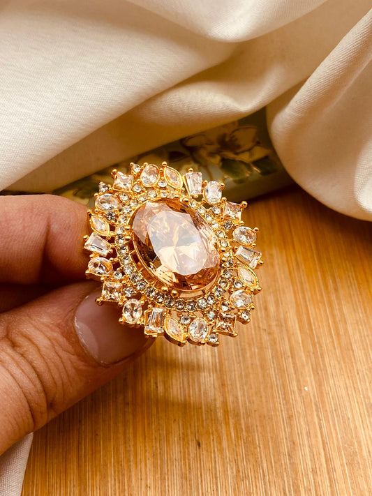 Zirconia Ring (Adjustable)-2841