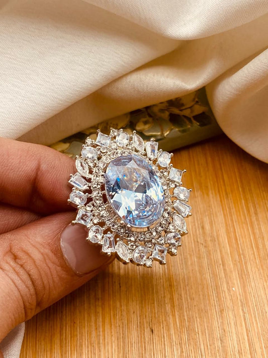 Zirconia Ring (Adjustable)-2841