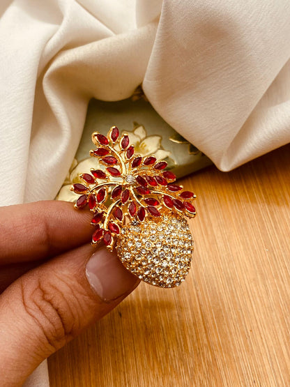 Pineapple Zarcon Brig Size Ring (Adjustable)-2845