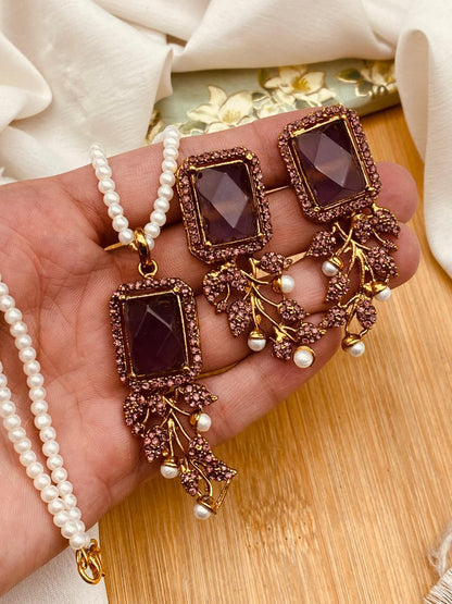 Thrkish Locket Set with Mala L-901