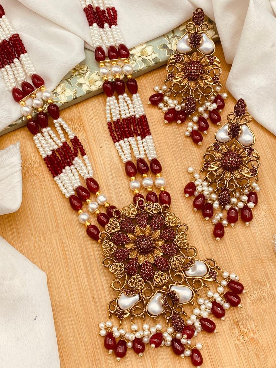 Turkish Mother Pearl Mala set ML-201