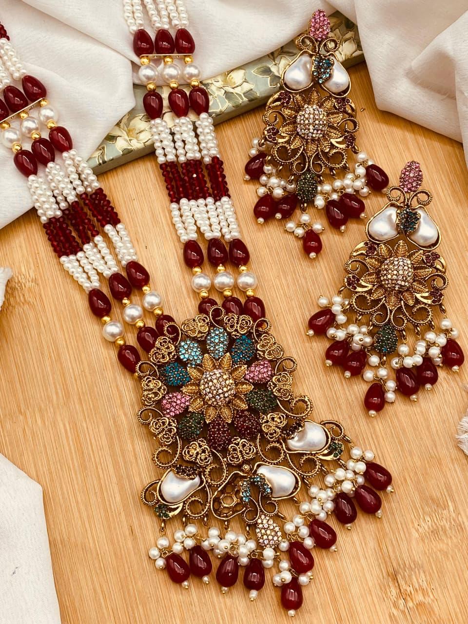 Turkish Mother Pearl Mala set ML-201