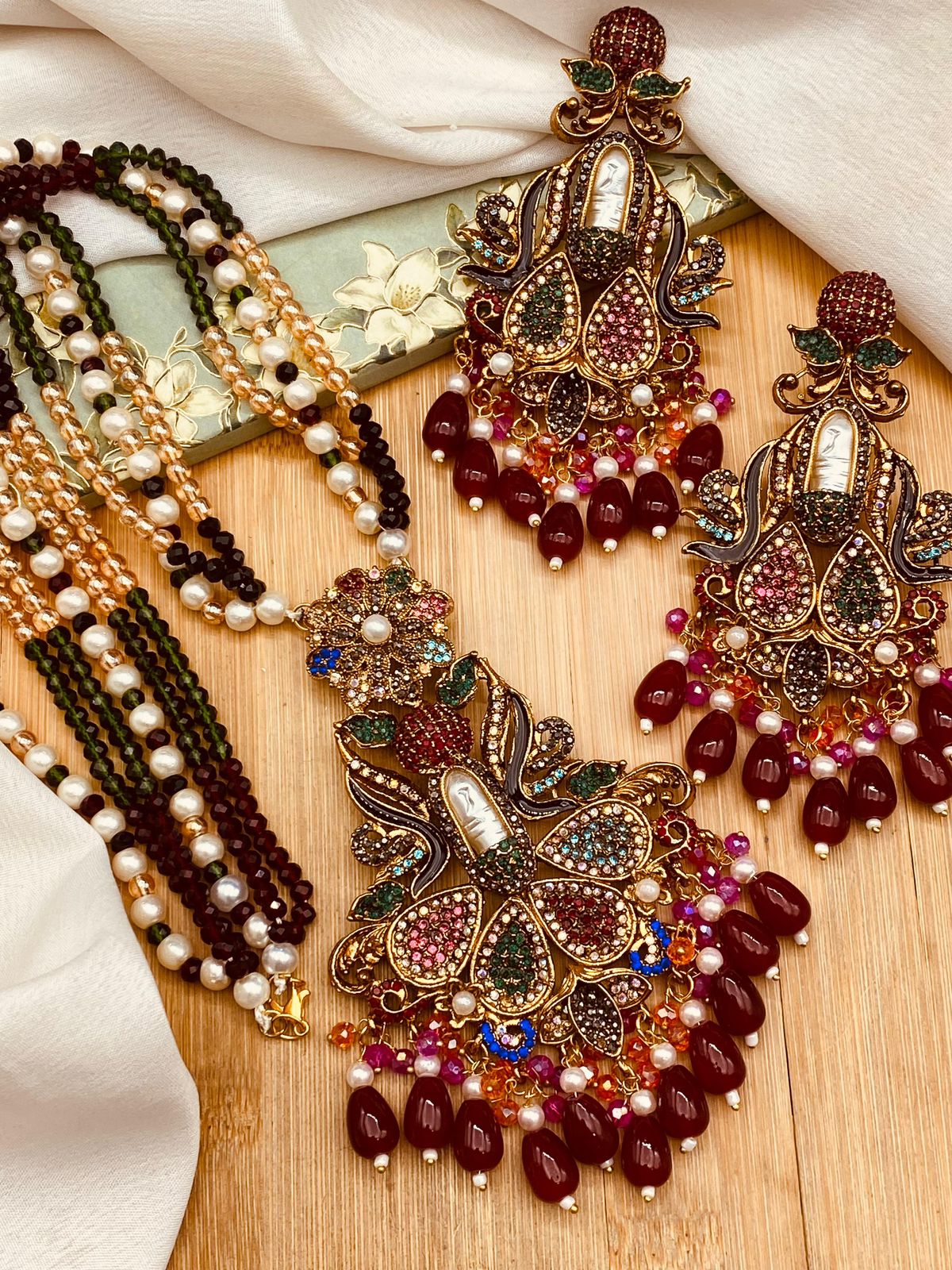 Turkish Mother Pearl Mala ML-206