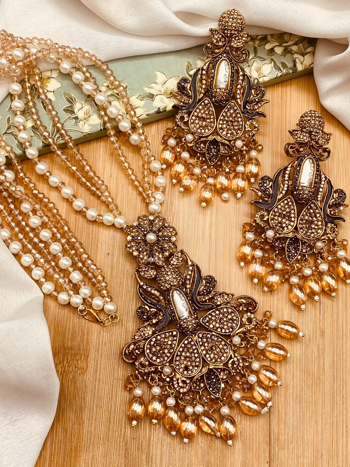 Turkish Mother Pearl Mala ML-206