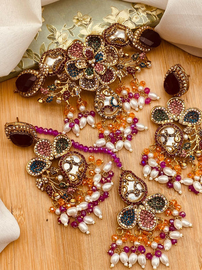 Turkish Guluband Necklace set N-111