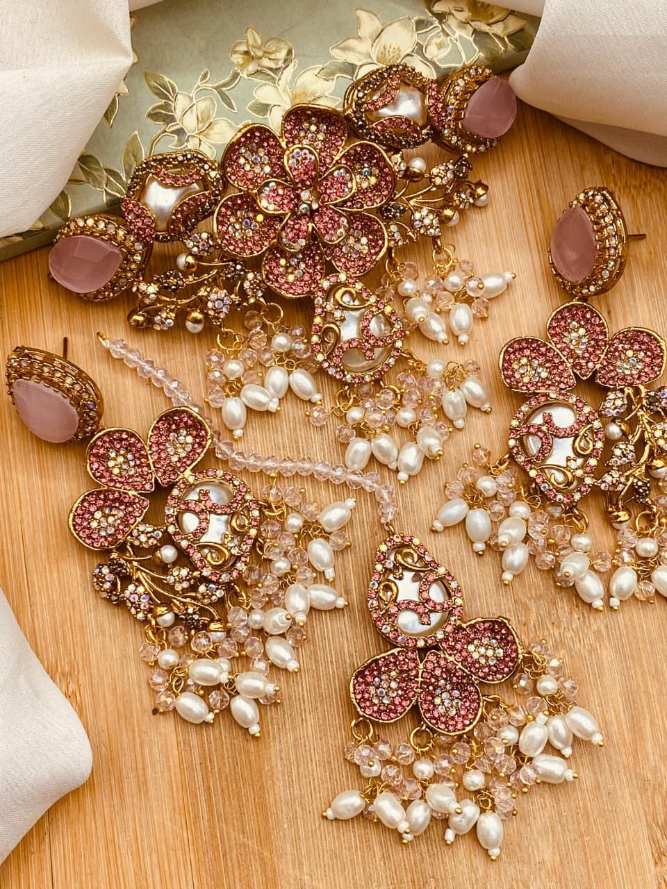 Turkish Guluband Necklace set N-111