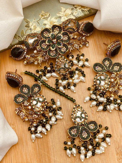 Turkish Guluband Necklace set N-111