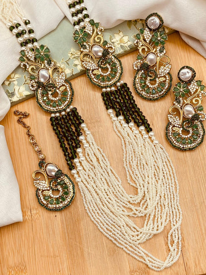 Turkish Mother Pearl Mala set ML-211