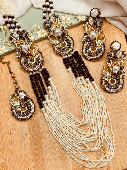 Turkish Mother Pearl Mala set ML-211