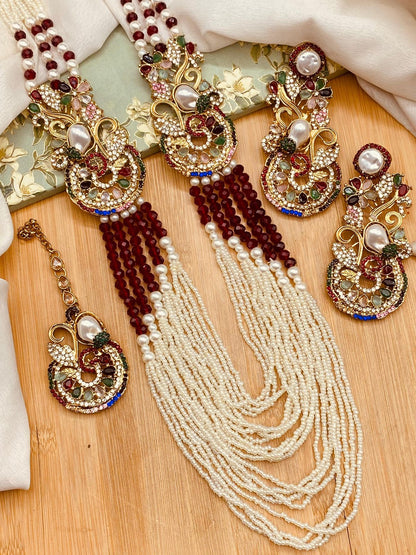 Turkish Mother Pearl Mala set ML-211