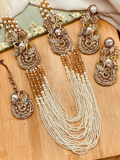 Turkish Mother Pearl Mala set ML-211