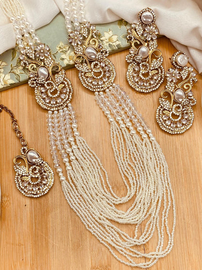 Turkish Mother Pearl Mala set ML-211