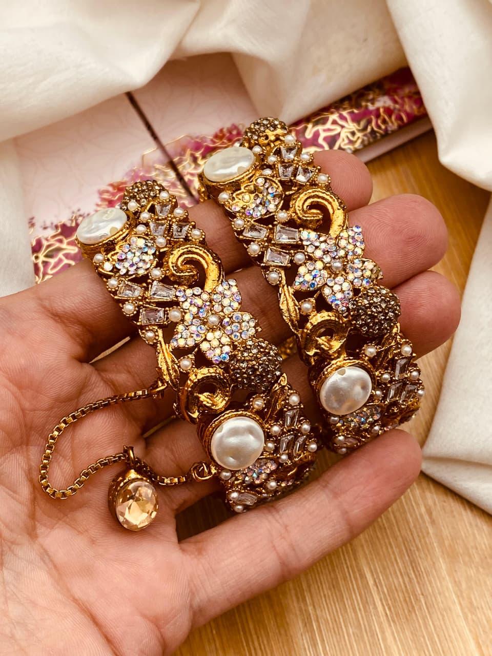 Turkish Openable Bangles (pair) BL-5042