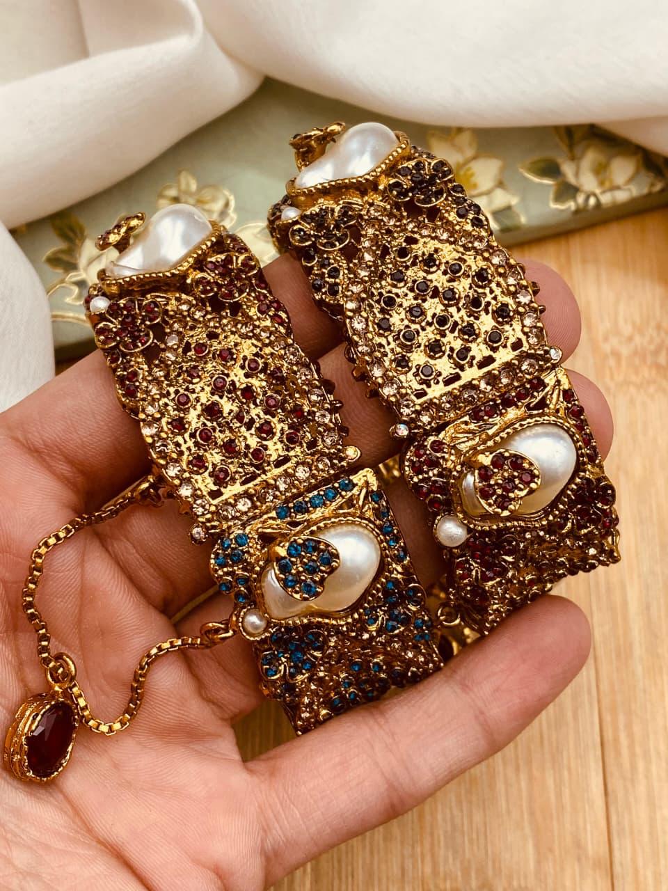 Turkish Openable Bangles (pair) BL-5044