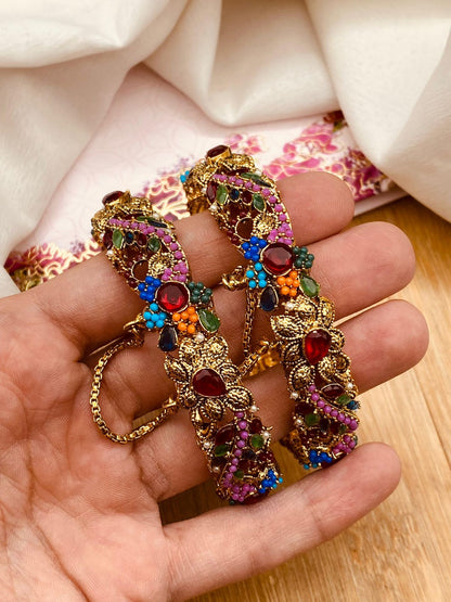 Designer Openable Bangles (pair) BL-5048