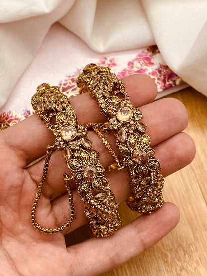 Designer Openable Bangles (pair) BL-5048