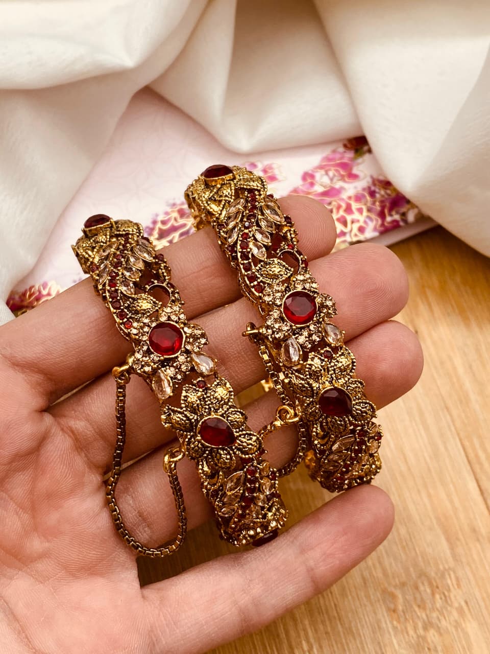 Designer Openable Bangles (pair) BL-5048