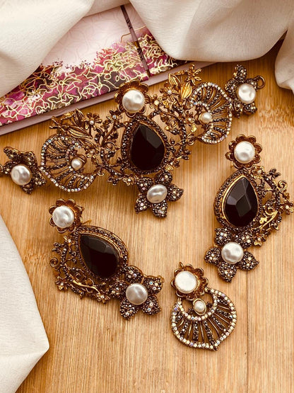 Turkish Chokar Necklace set N-1031