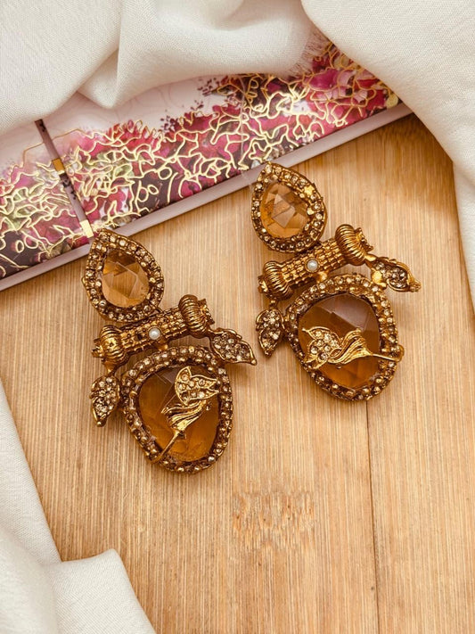 Turkish Dimond Cut Earrings E-3031