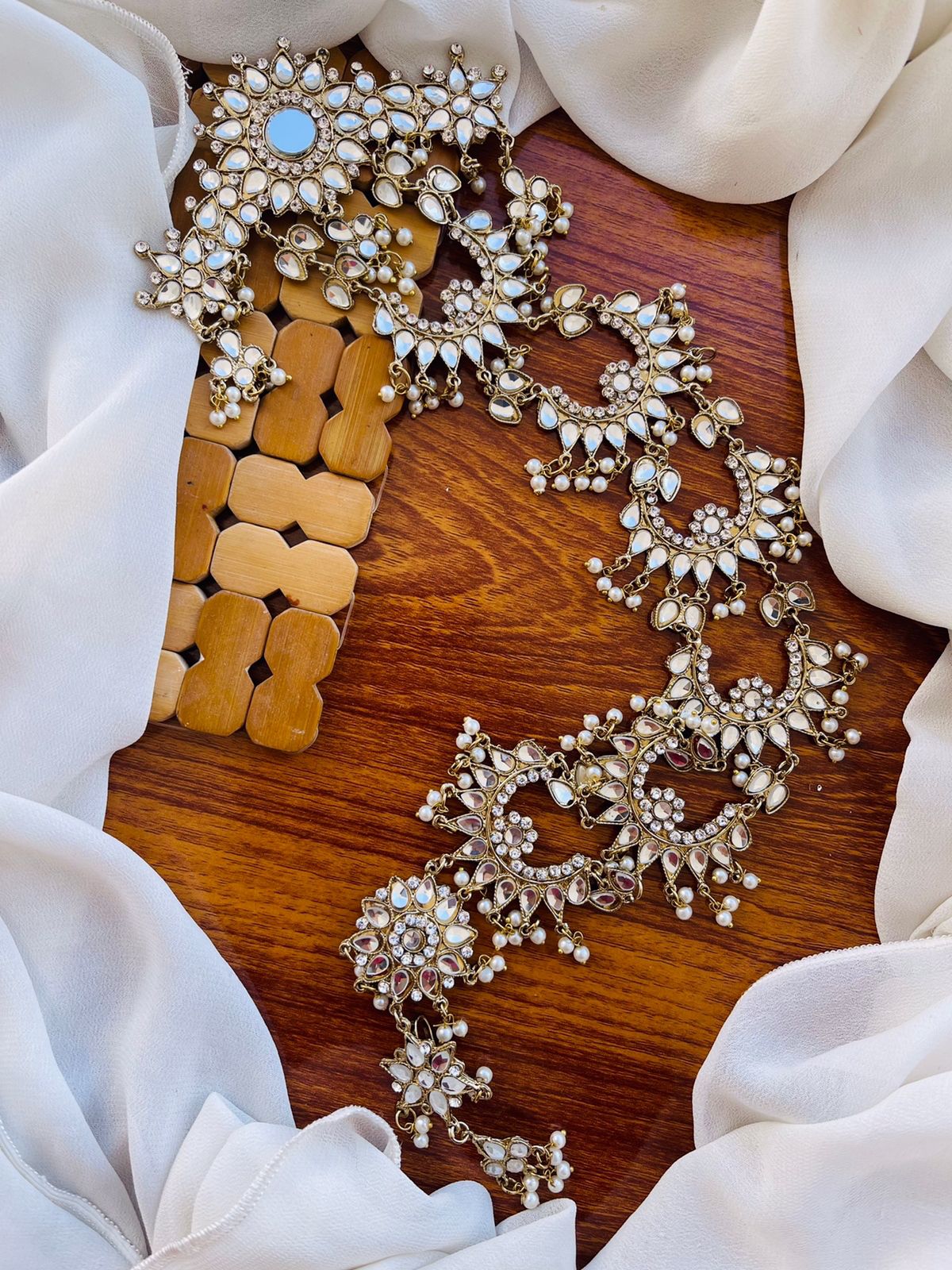 Kundan Long Paranda-2698 Nayab Jewellery