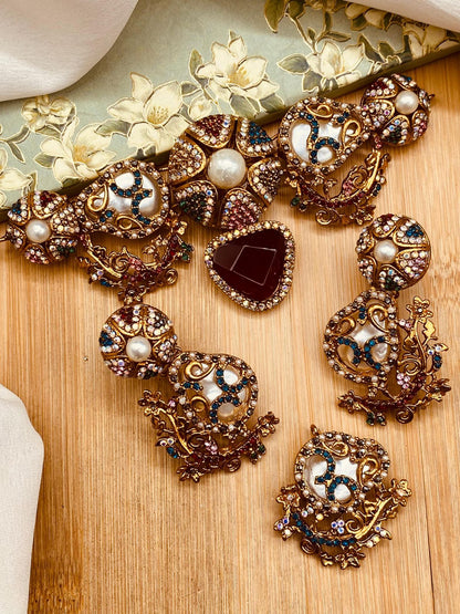 Saliha Turkish Chokar set N-104