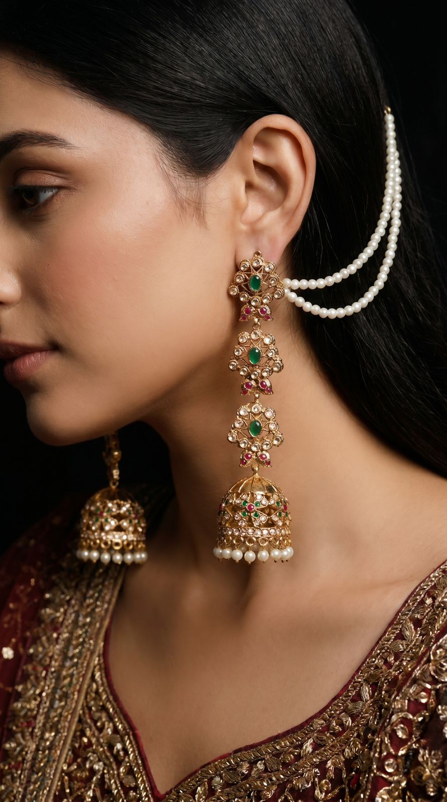 Rp Zarcon Long Jhumki E-3032