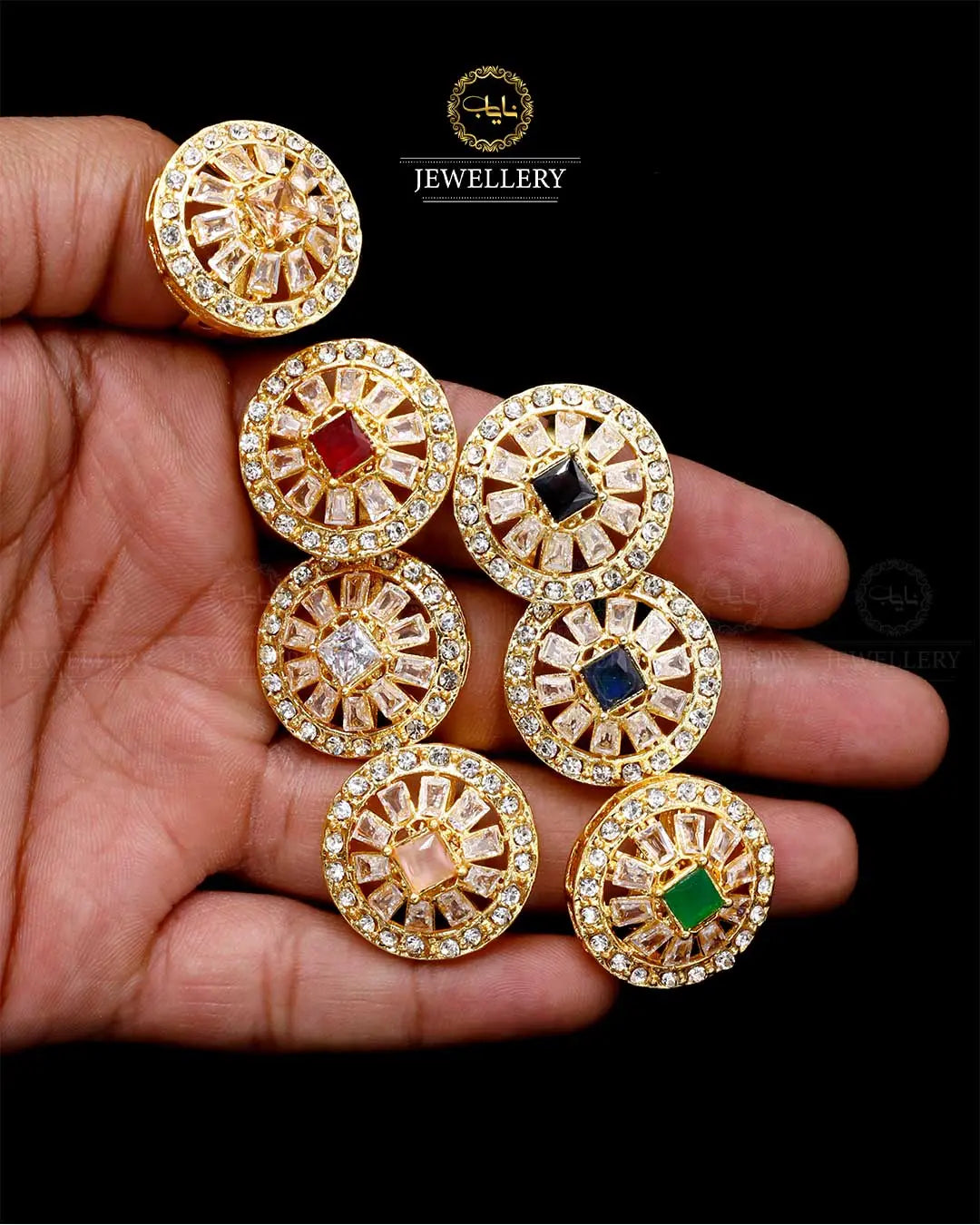 Zarcon Adjustable Ring NJ -1693 Nayab Jewellery