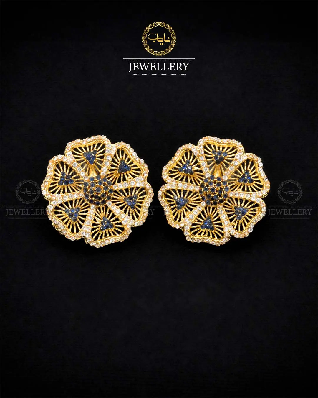Zarcon Flower Tops NJ-1838-G Nayab Jewellery