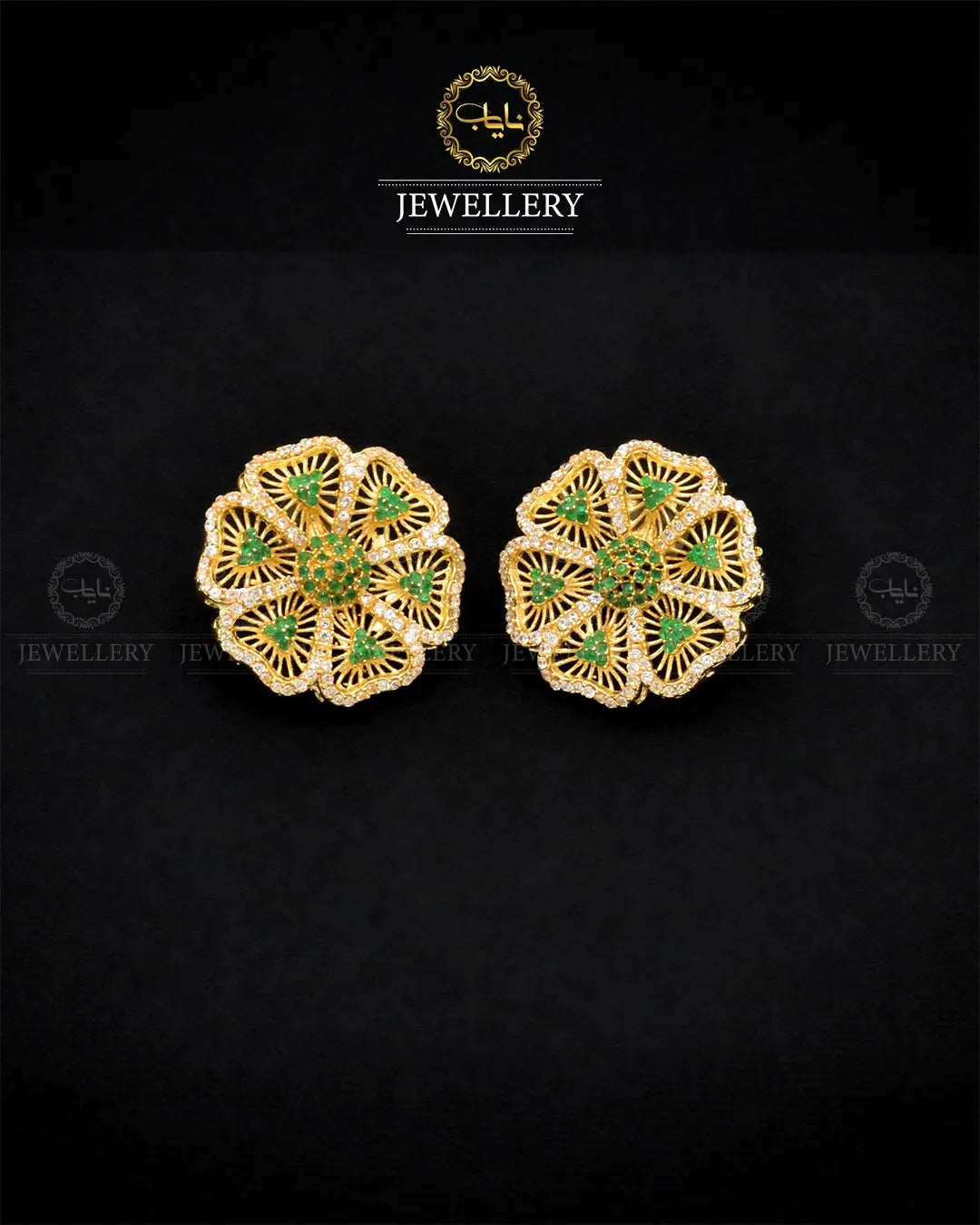 Zarcon Flower Tops NJ-1838-G Nayab Jewellery