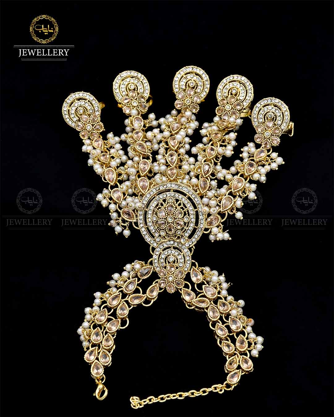 Zarcon Hand Made Panja NJ-1755-G Nayab Jewellery