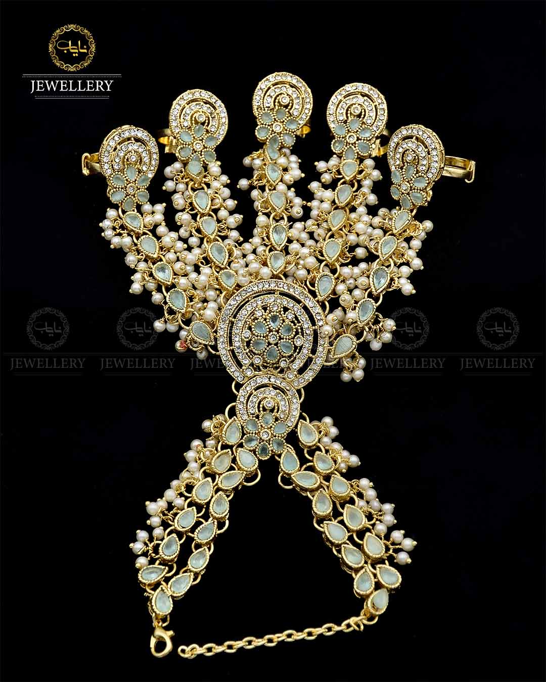 Zarcon Hand Made Panja NJ-1755-G Nayab Jewellery