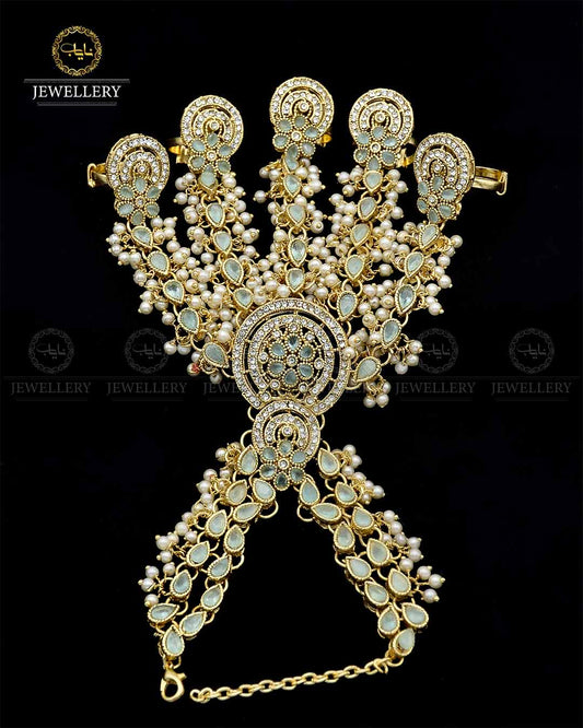 Zarcon Hand Made Panja NJ-1755-G Nayab Jewellery