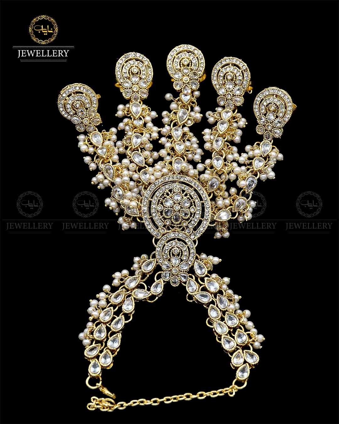 Zarcon Hand Made Panja NJ-1755-G Nayab Jewellery