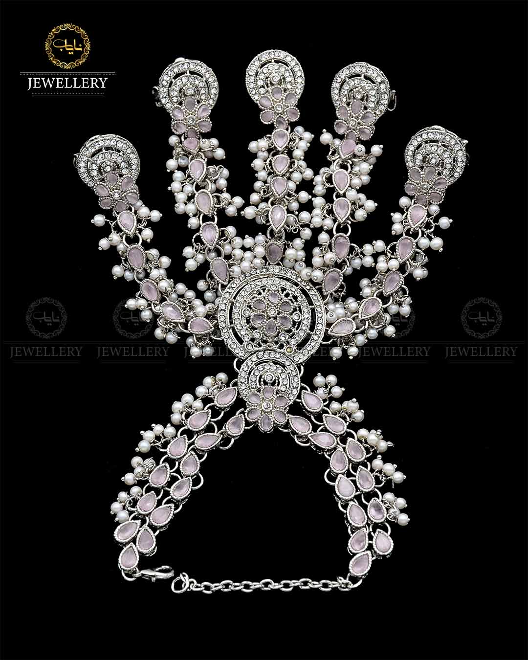 Zarcon Hand Made Panja NJ-1755-Silver Nayab Jewellery