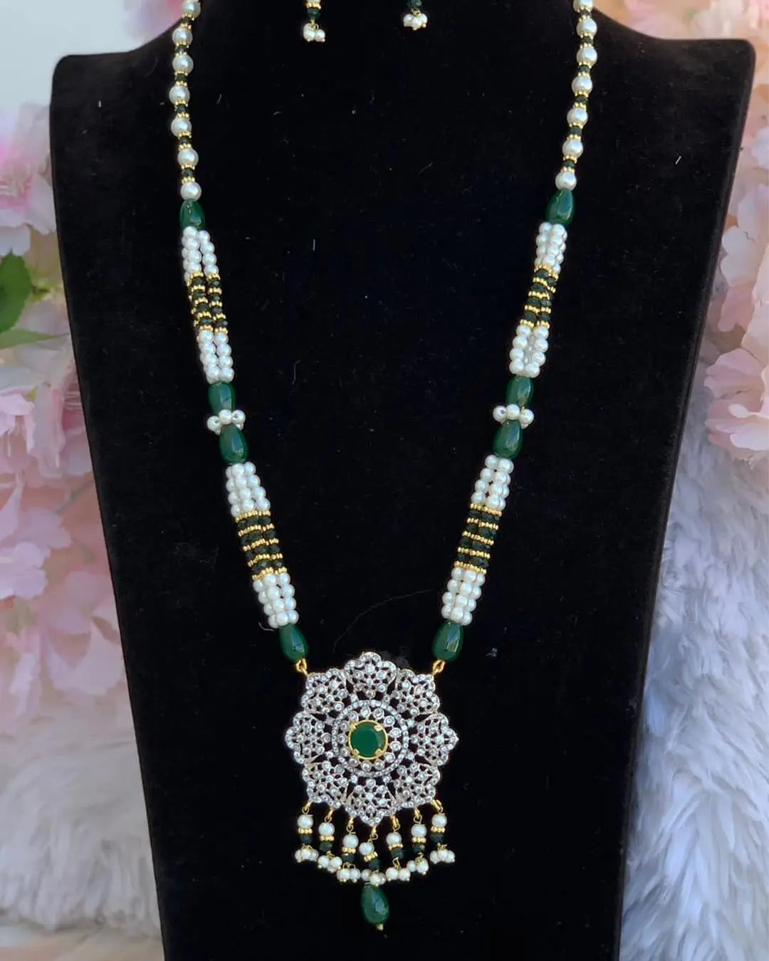 Zarcon Mala set NJ - 1708 Nayab Jewellery