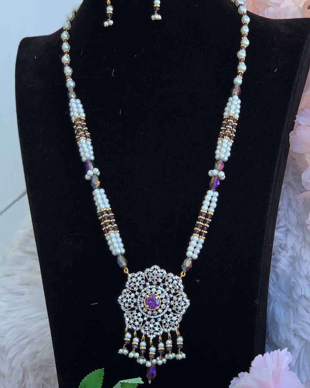 Zarcon Mala set NJ - 1708 Nayab Jewellery