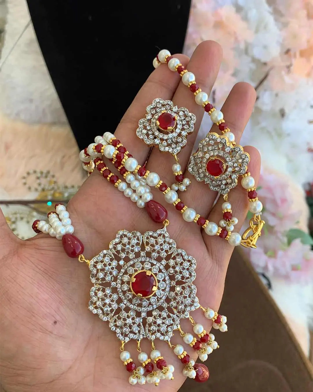 Zarcon Mala set NJ - 1708 Nayab Jewellery