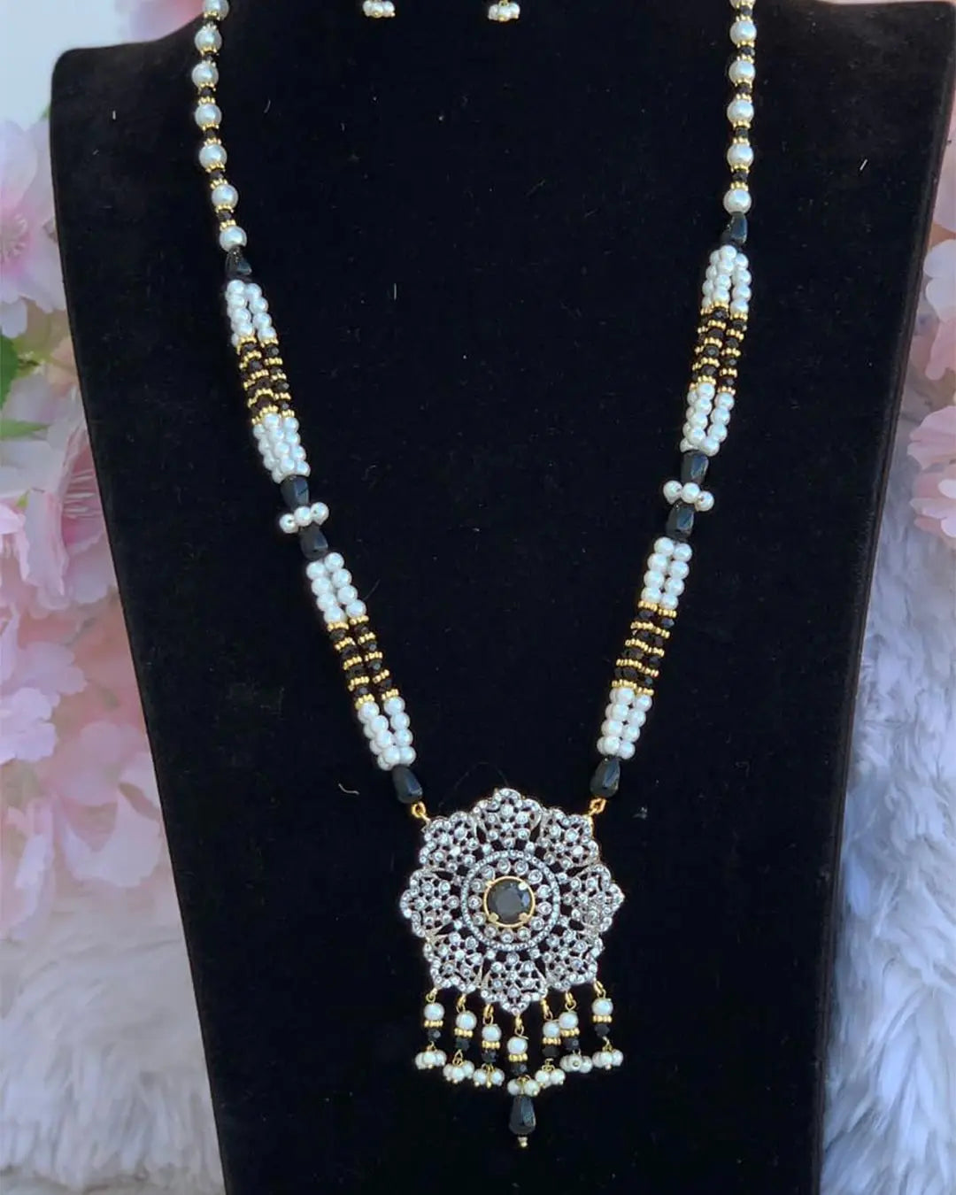 Zarcon Mala set NJ - 1708 Nayab Jewellery