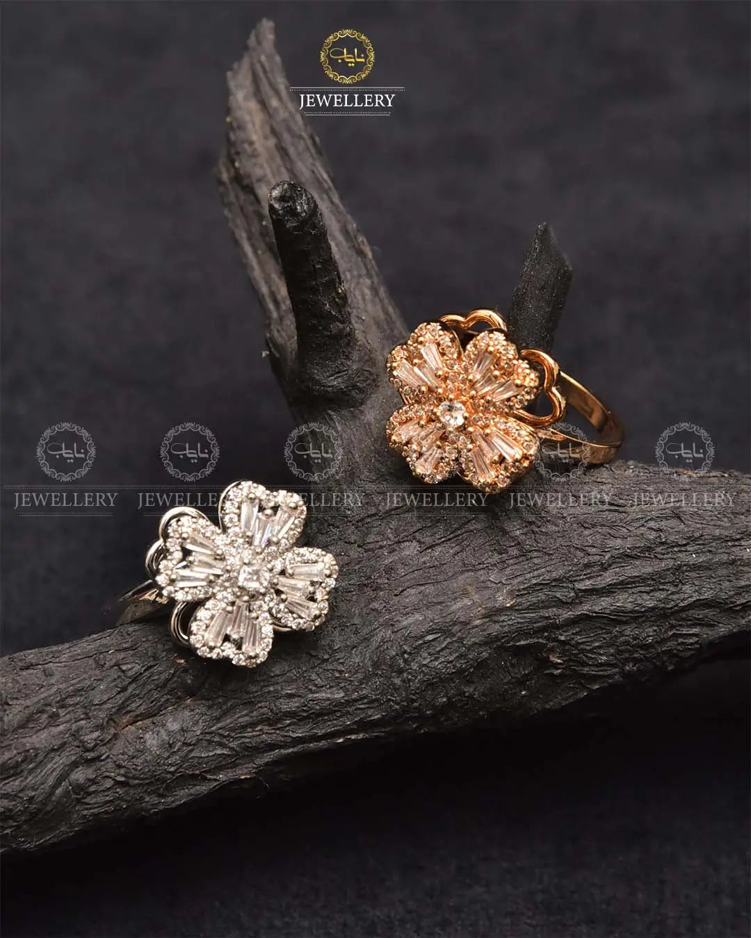 Zarcon Moveable Adjustable Ring-2285 Nayab Jewellery