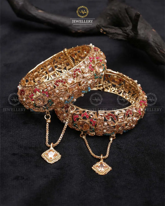 Zarcon Openable Bangles-2239 Nayab Jewellery