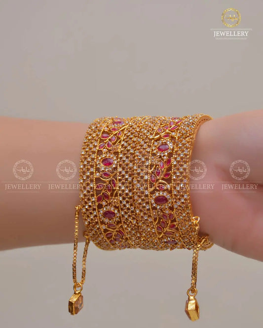 Zarcon openable Bangles set (Pair) NJ-1635